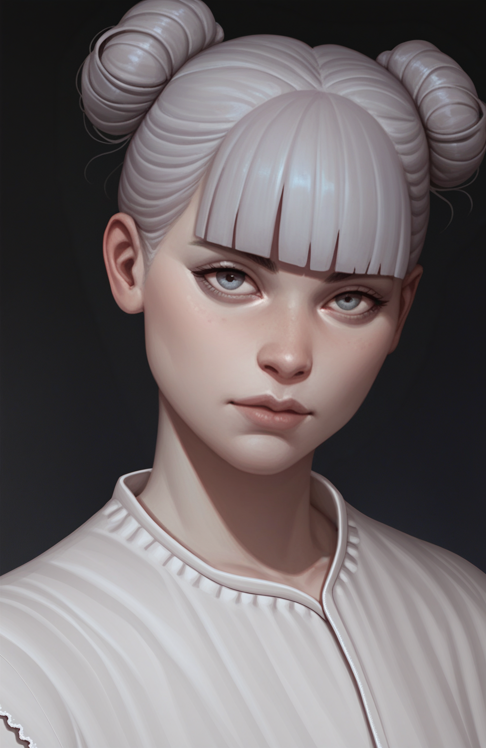 07354-3691072065-4912-(score_9, score_8_up, score_7_up), _1girl, solo, small tits, short hair, gray hair, hair buns, blunt bangs, grey eyes, [nose blu.png
